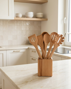 SERVING UTENSIL SET (BEECH)
