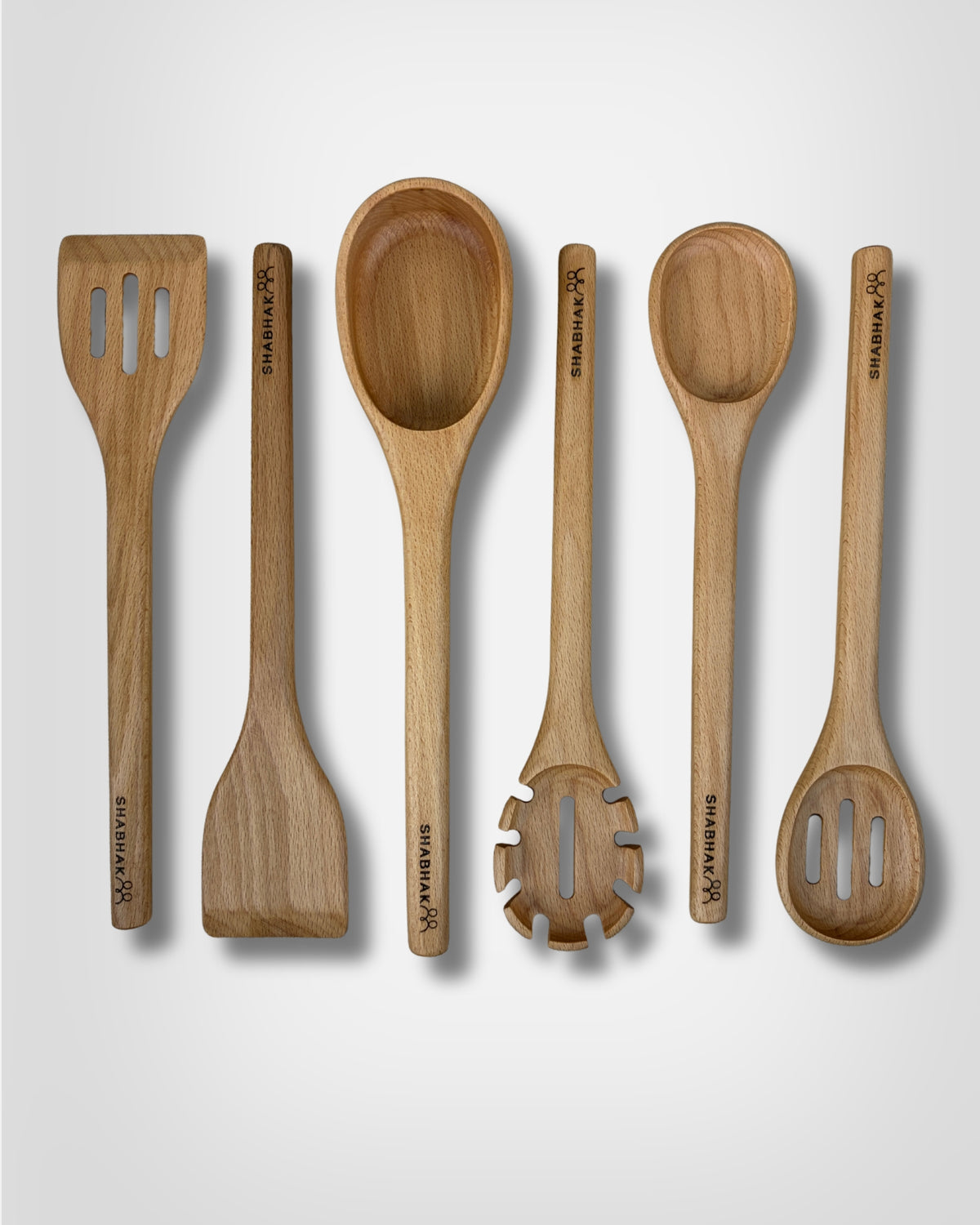 SERVING UTENSIL SET (BEECH)