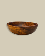 Natural Sersou Wood Bowl