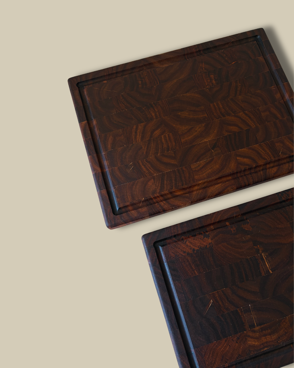 Rectangular Natural Sersou Wood Cutting Board