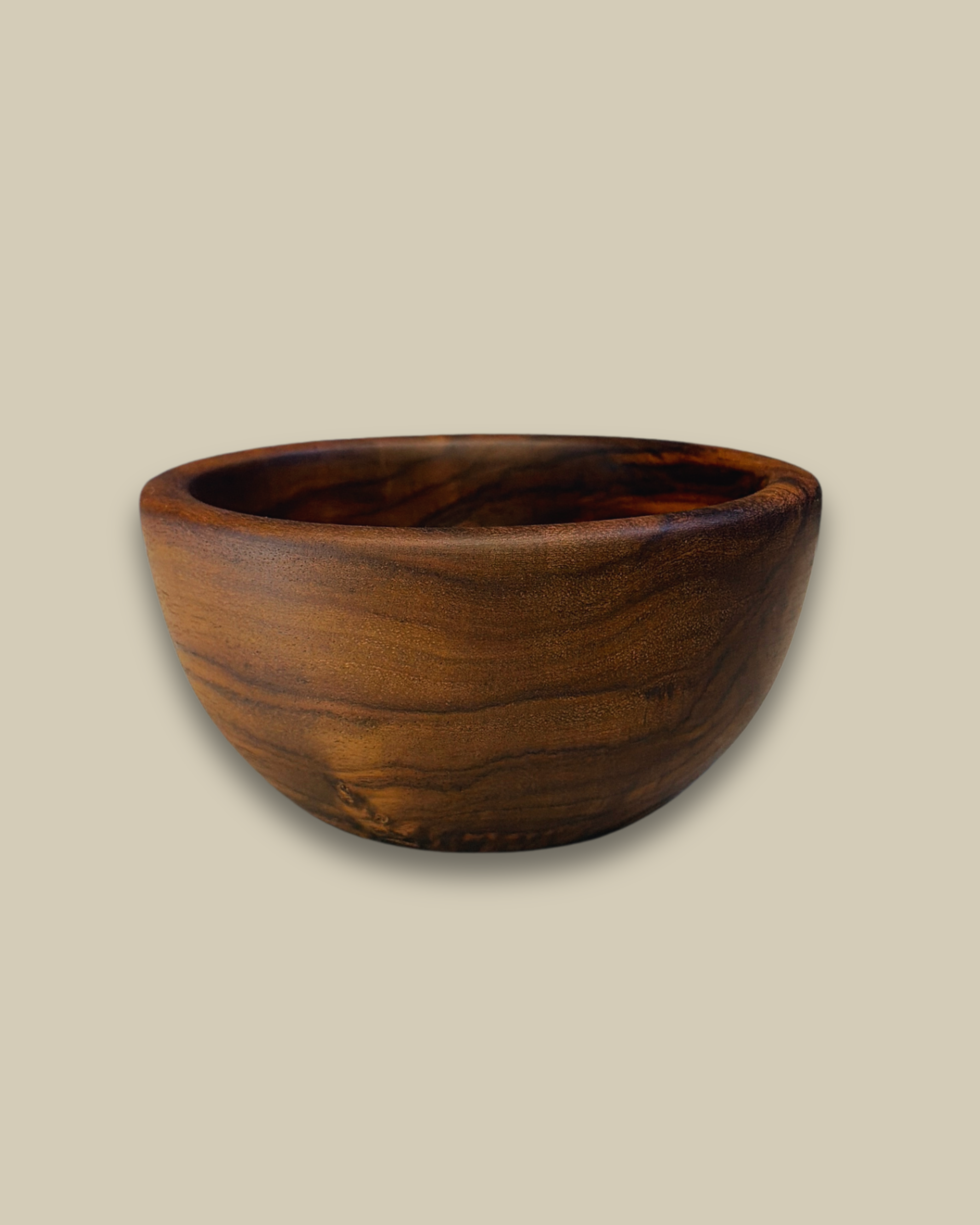 Natural Sersou Wood Bowl