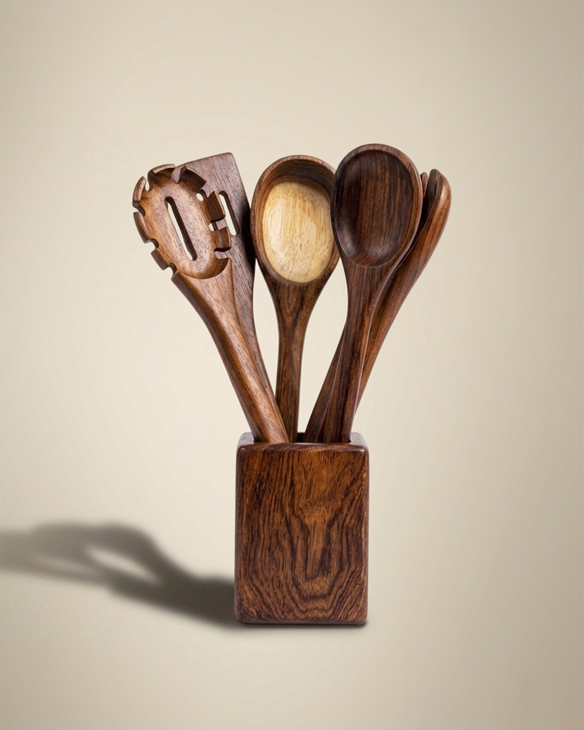 Serving Utensil Set (Mastula Wood Grain Set) Main image